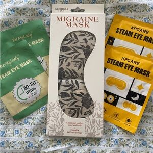 Georgia Mae Migraine Mask with Floral Design